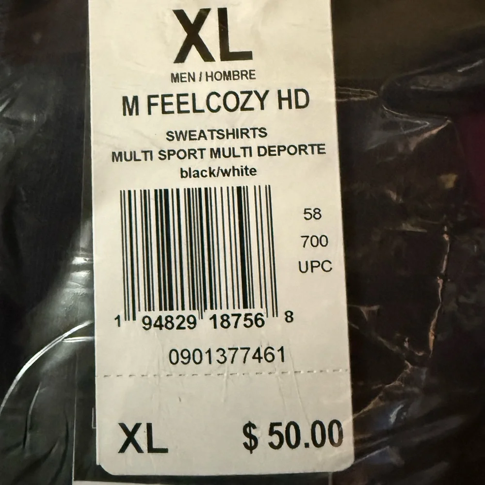 Adidas Men's Black Pullover Hoodie - Picture 5 of 5